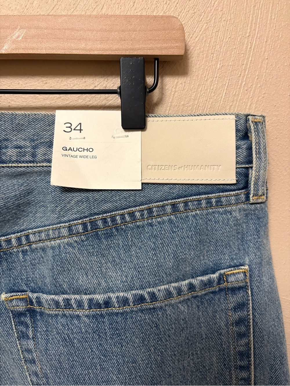 Citizens of Humanity Gaucho Vintage Wide Leg Jeans in Sodapop Size 34 NWT New - Picture 6 of 11